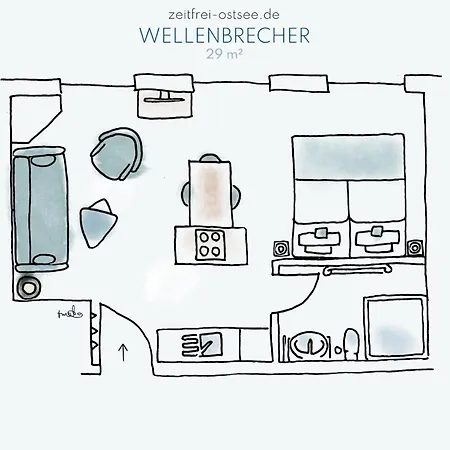ZEITFREI Urlaubsappartememts Steffenshagen Zimmer foto